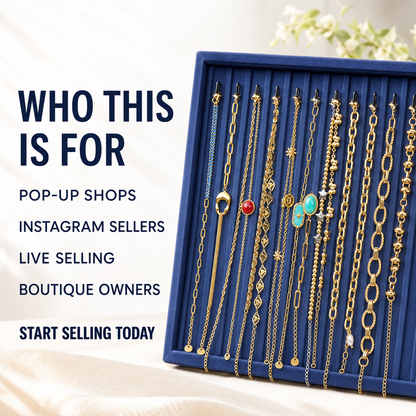 23PCS Gold Chain Bracelet Bundle wholesale jewelry bundle