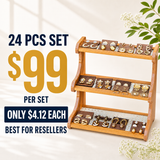 24PCS Gold Earring Bundle wholesale jewelry bundle