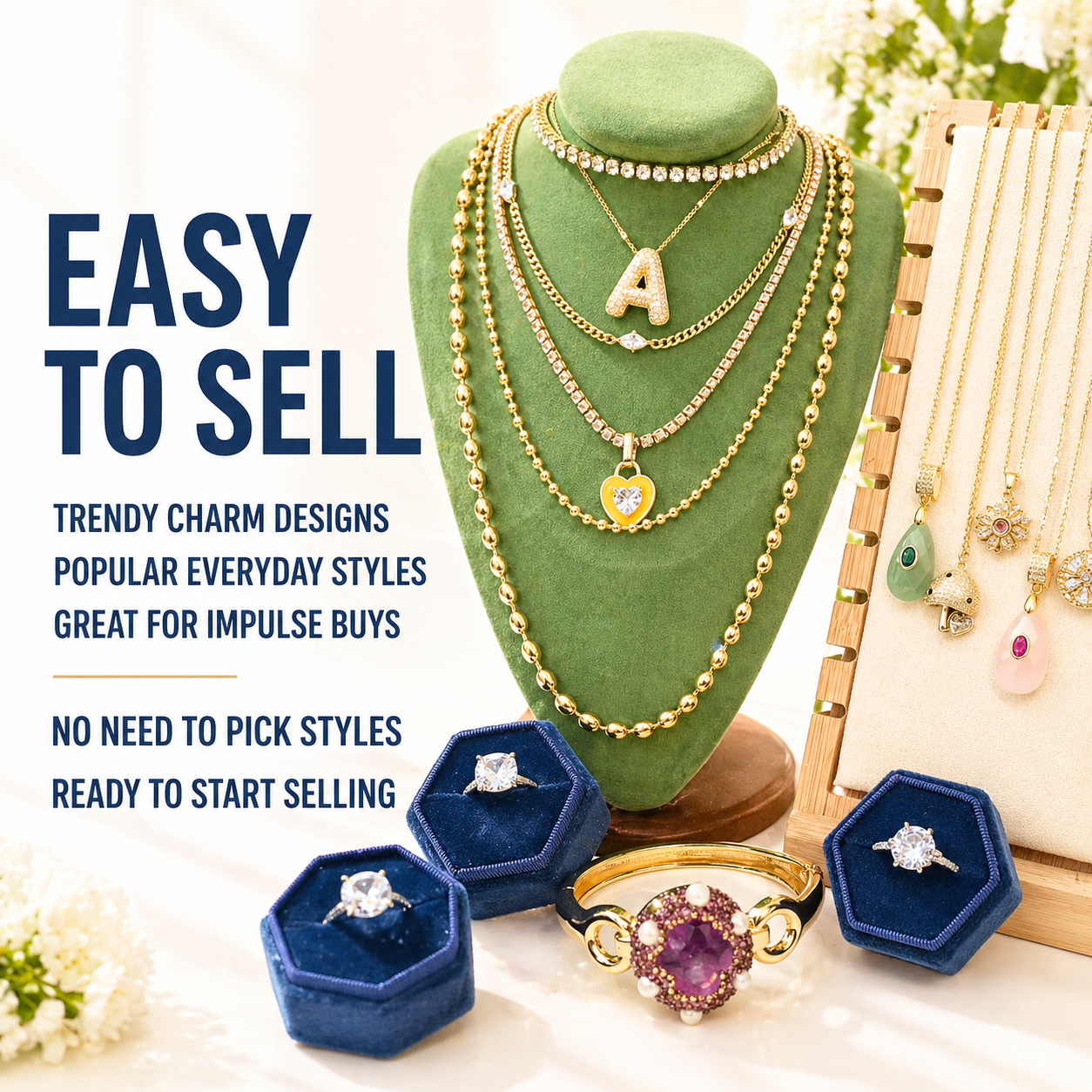 26PCS Boutique Jewelry Bundle wholesale jewelry bundle