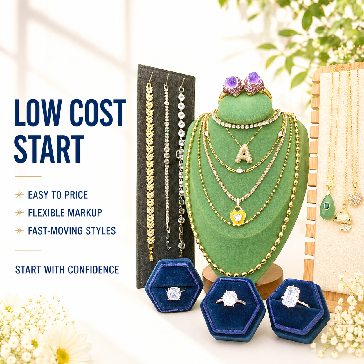 26PCS Boutique Jewelry Bundle wholesale jewelry bundle