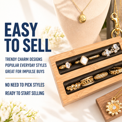 37PCS Gold Filled Jewelry Bundle wholesale jewelry bundle