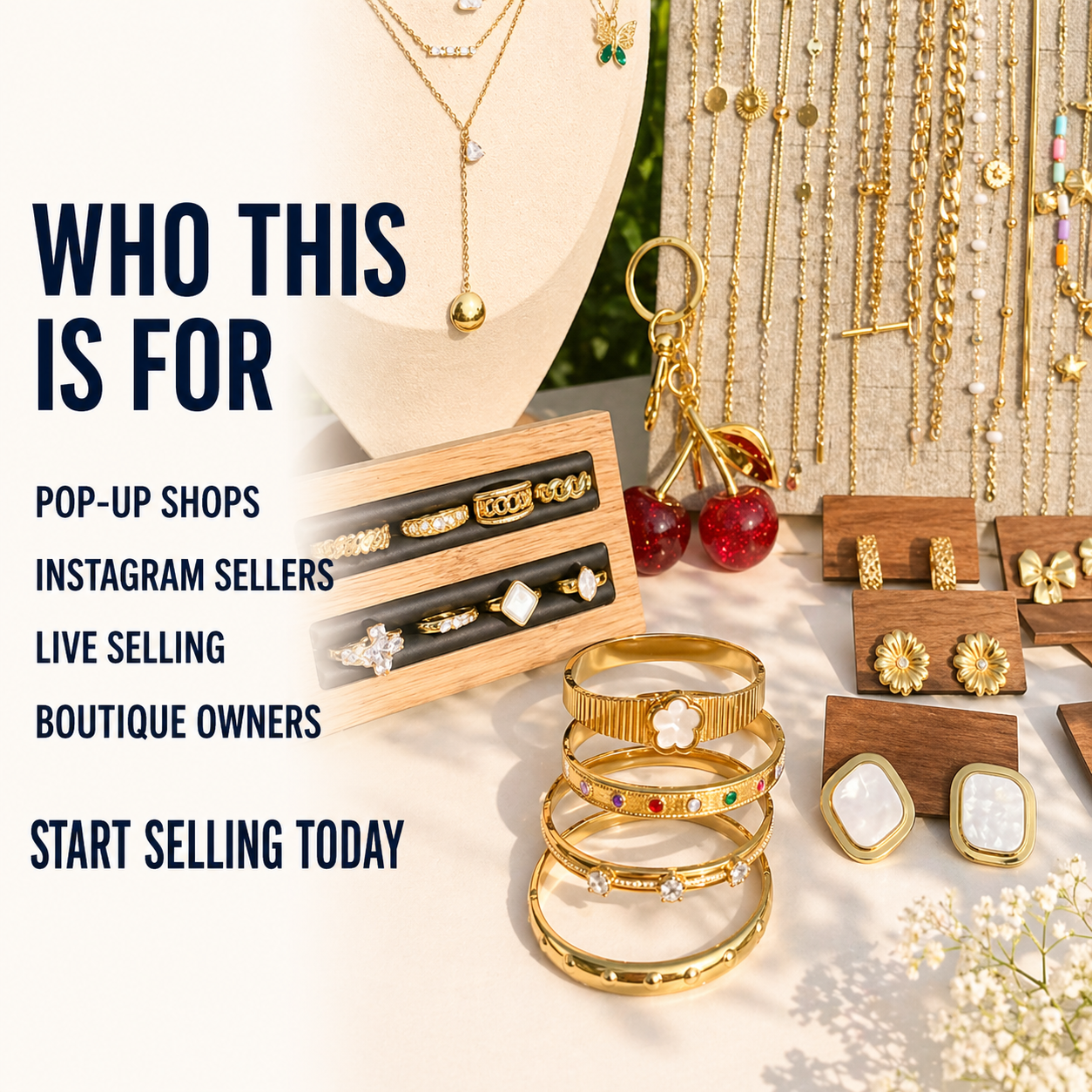 44PCS Gold Filled Jewelry Bundle wholesale jewelry bundle