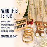 44PCS Gold Filled Jewelry Bundle wholesale jewelry bundle