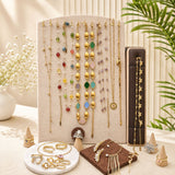 23PCS Gold Filled Colorful Gemstone Charm Jewelry Set