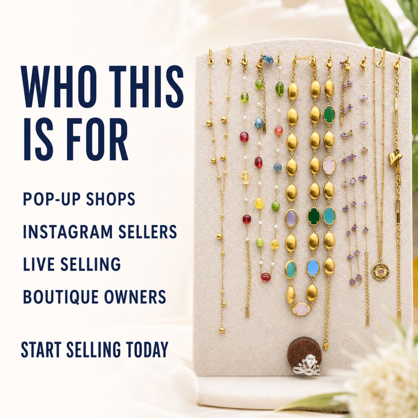 23PCS Gold Filled Colorful Gemstone Charm Jewelry Set