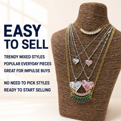 27PCS CZ Tennis Jewelry Bundle wholesale jewelry bundle
