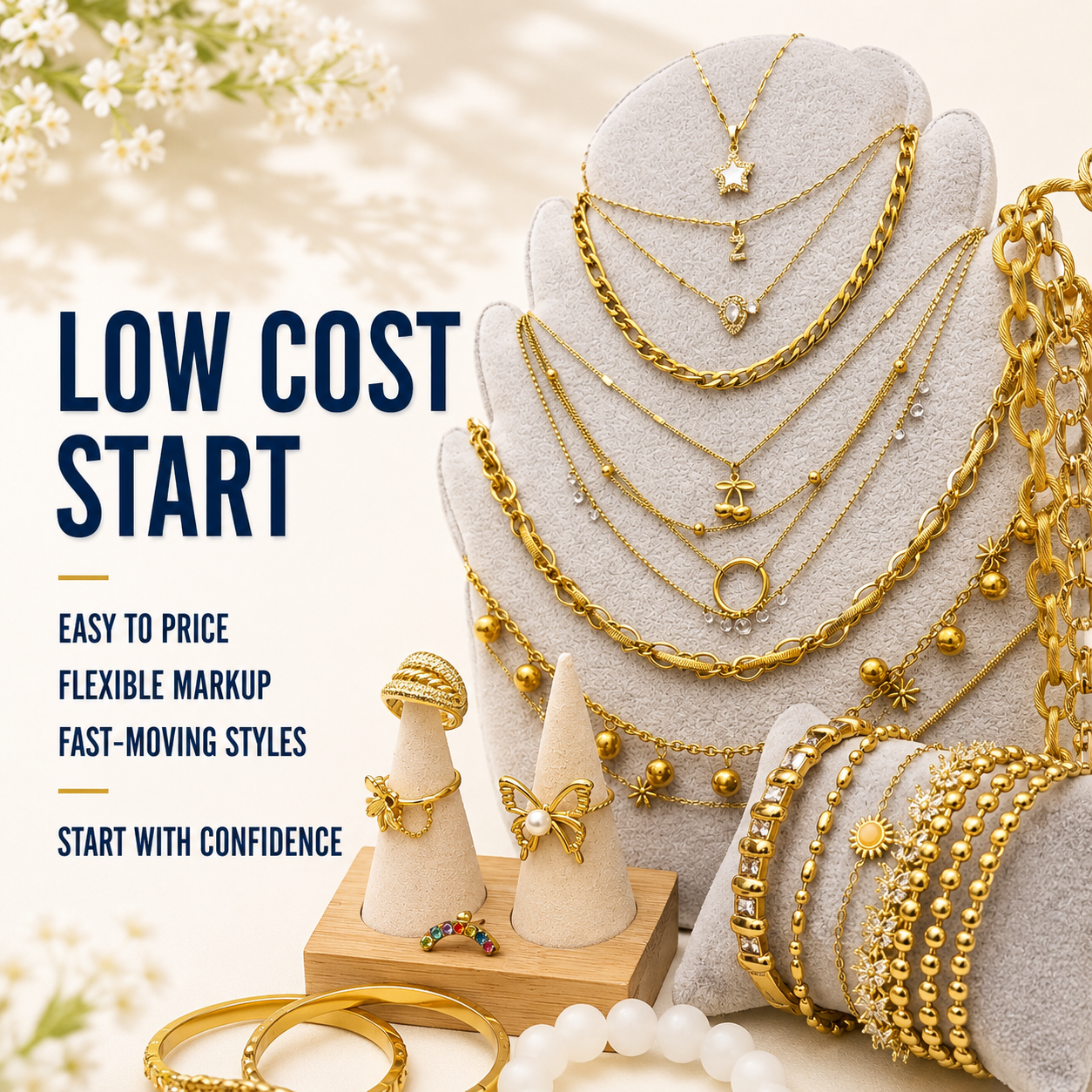 42PCS Boutique Jewelry Bundle wholesale jewelry bundle