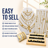 42PCS Gold Filled Jewelry Bundle wholesale jewelry bundle