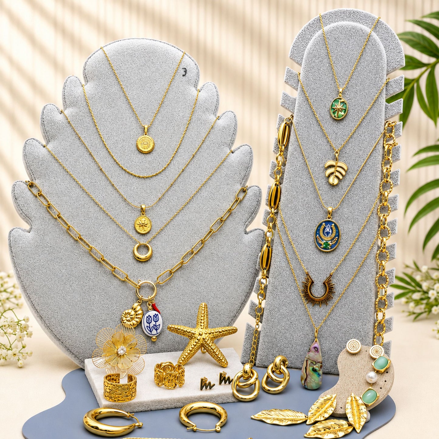 23PCS Coastal Charm Set