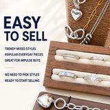 Modern Mixed Metal Jewelry Set